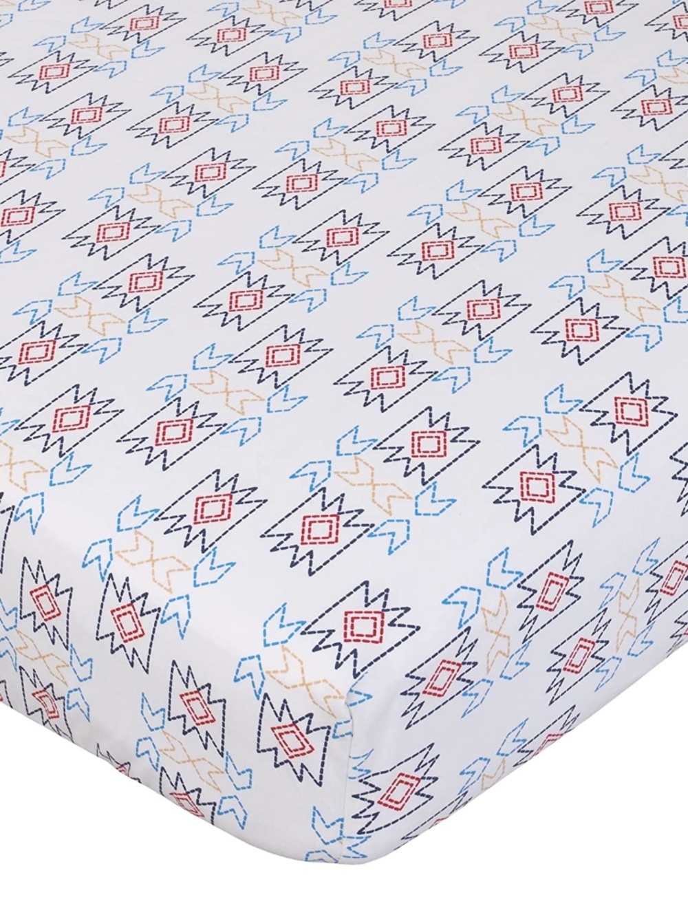NoJo Teepee Crib Sheet 100% Cotton
